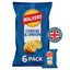WALKERS CHEESE & ONION CRISPS 6PK
