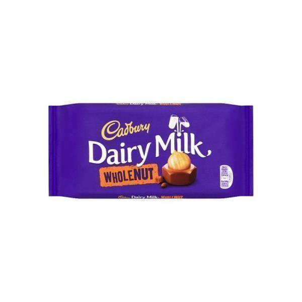 CADBURY DAIRY MILK WHOLENUT BAR