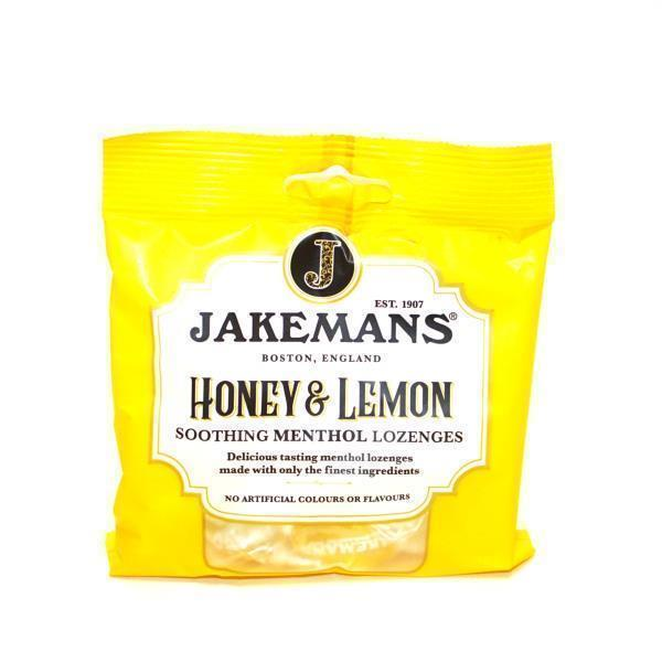 JAKEMANS HONEY & LEMON MENTHOL LOZENGES