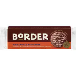 BORDER MILK CHOCOLATE GINGERS BISCUITS