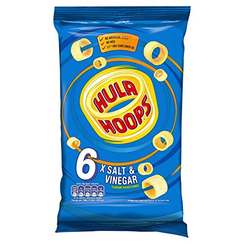HULA HOOPS SALT & VINEGAR  6PK