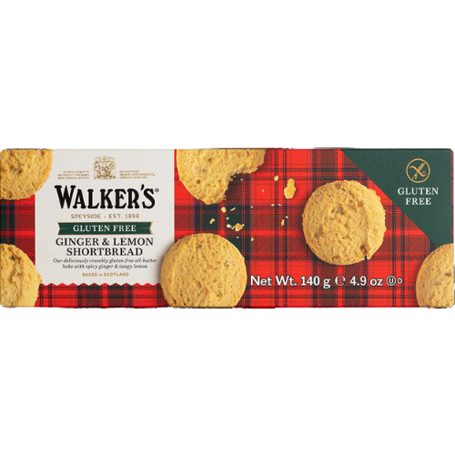 WALKERS GLUTEN FREE GINGER & LEMON