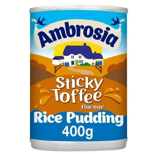 AMBROSIA STICKY TOFFEE FLAV RICE PUDDING