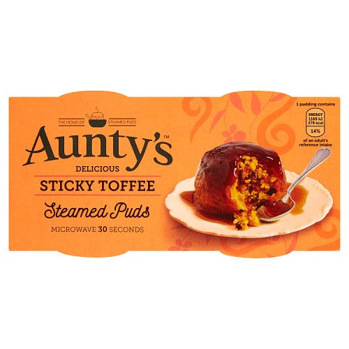 AUNTYS STICKY TOFFEE STEAMED PUDDING