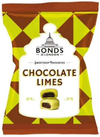 BONDS OF LONDON CHOCOLATE LIMES BAG