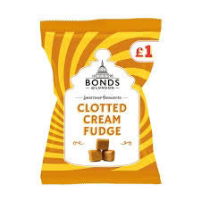 BONDS OF LONDON CLOTTED CREAM FUDGE BAG