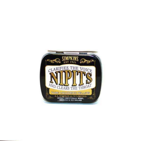 NIPITS PELLETS PURE LIQUORICE TIN