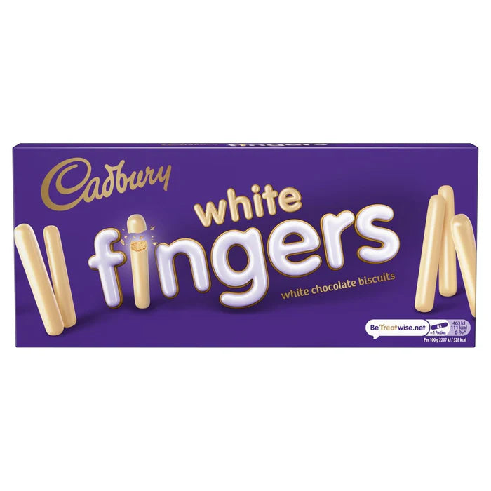 CADBURY WHITE CHOCOLATE FINGERS