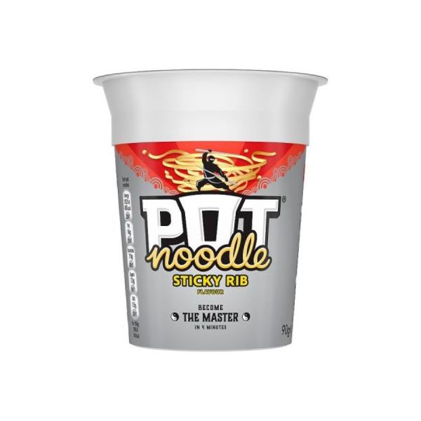 POT NOODLE STICKY RIB FLAVOUR