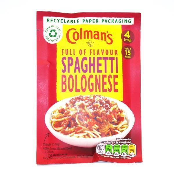 COLMANS SPAGHETTI BOLOGNESE MIX