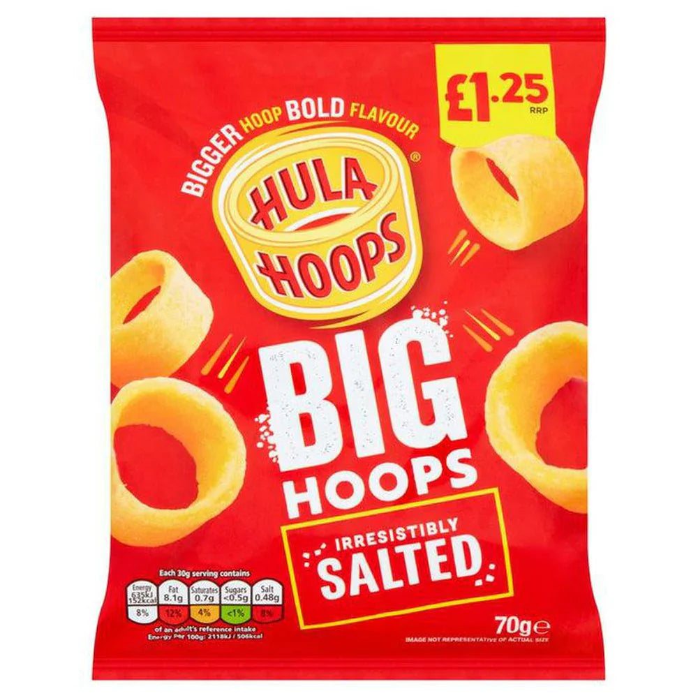 HULA HOOPS SALTED BIG HOOPS