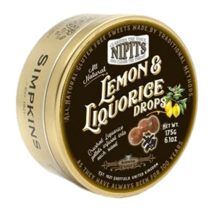 SIMPKINS NIPITS LEMON/LIQUORICE DROPS