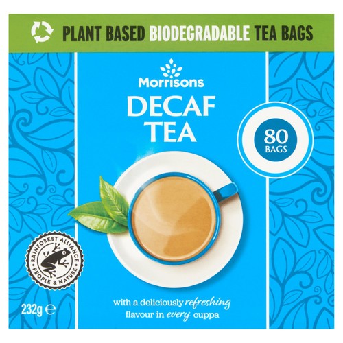 MORRISONS DECAF 80 TEA BAGS