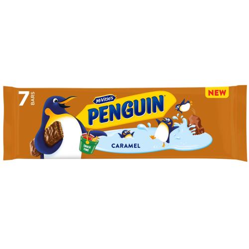 MCVITIES CARAMEL PENGUIN 7PK