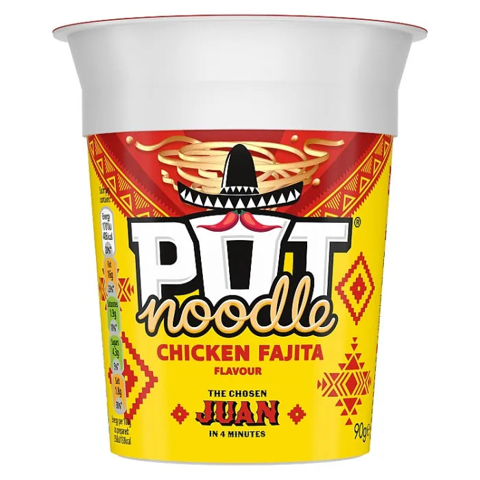 POT NOODLE CHICKEN FAJITA FLAVOUR