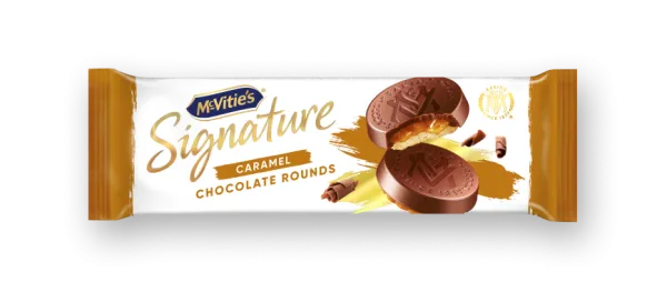 MCVITIES SIGNATURE CHOC CARAMEL ROUNDS