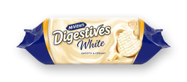 MCVITIES DIGESTIVES WHITE CHOCOLATE