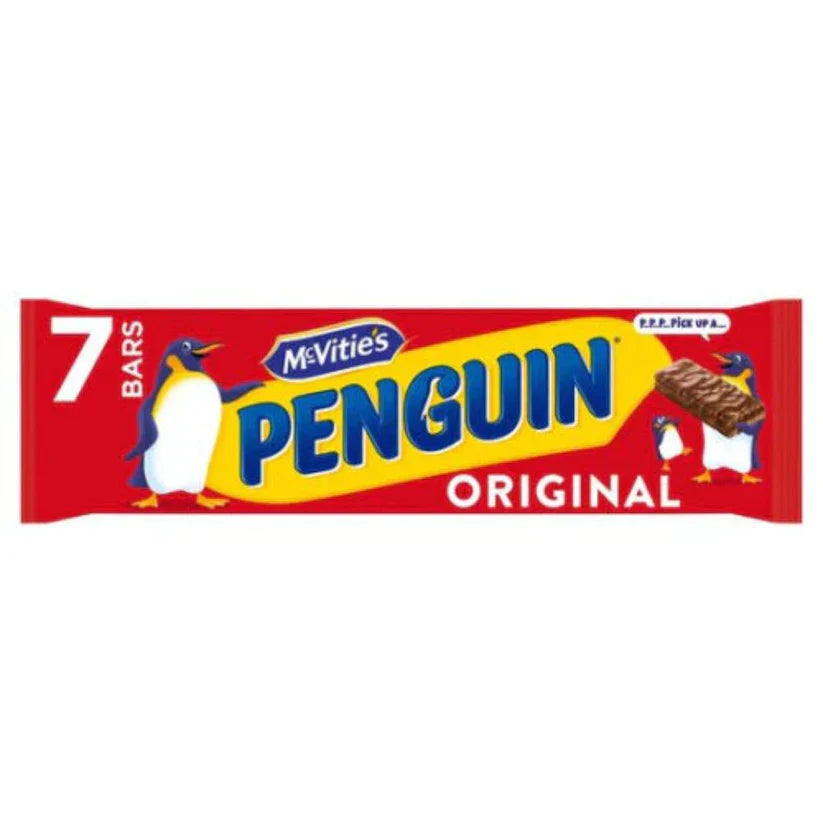 MCVITIES PENGUIN BISCUIT BARS 7PK