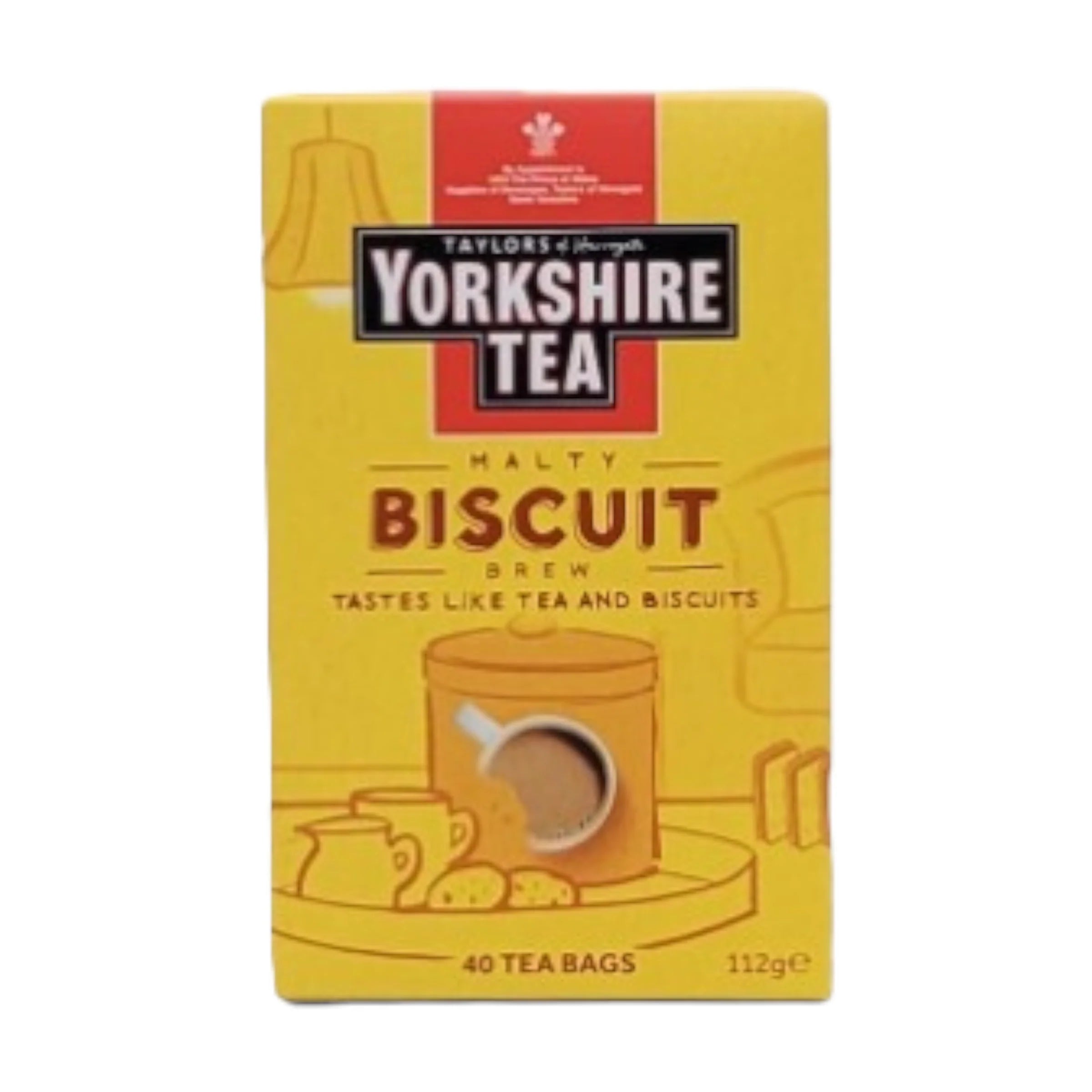 YORKSHIRE MALTY BISCUIT BREW 40 TEA BAGS