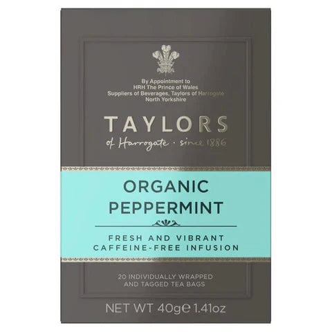 TAYLORS OF HARROGATE ORGANIC PEPPERMINT