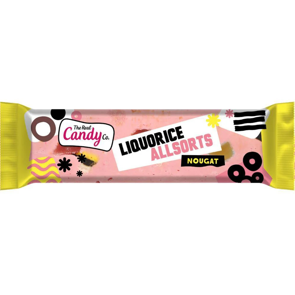 THE REAL CANDY LIQUORICE ALLSORTS NOUGAT