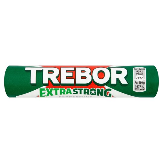 TREBOR EXTRA STRONG PEPPERMINT