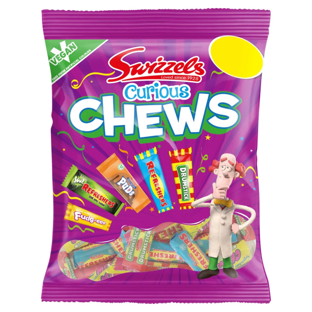 SWIZZELS CURIOUS CHEWS BAG