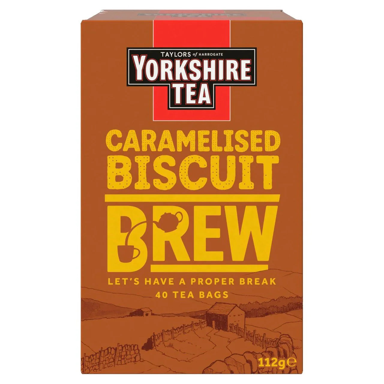YORKSHIRE CARAMELISED BISCUIT BREW 40TB