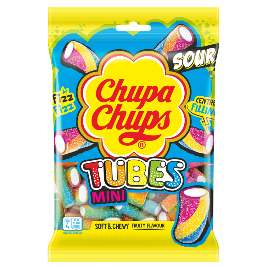 CHUPA CHUPS SOUR MINI TUBES BAG