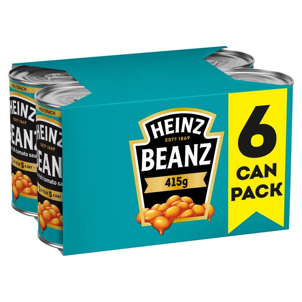 HEINZ BAKED BEANZ 6 PACK