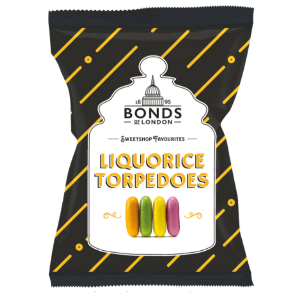 BONDS LIQUORICE TORPEDOES BAG