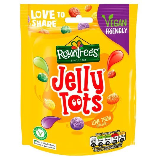 ROWNTREES JELLYTOTS BAG