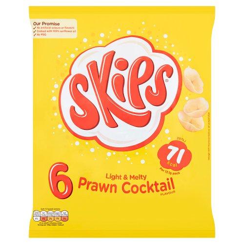 SKIPS PRAWN COCKTAIL FLAVOUR 6PK