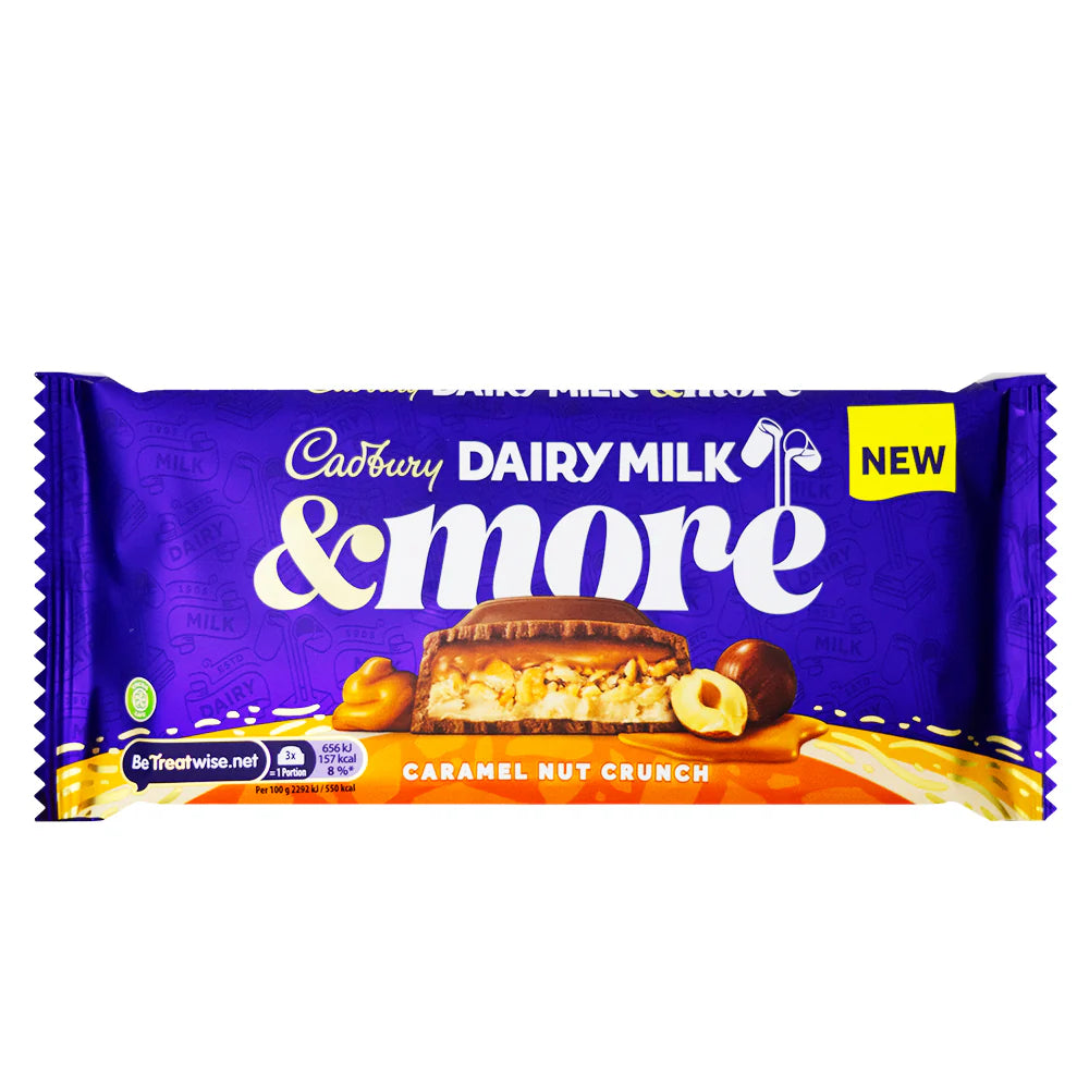 CADBURY DAIRYMILK CARAMEL NUT CRUNCH BAR