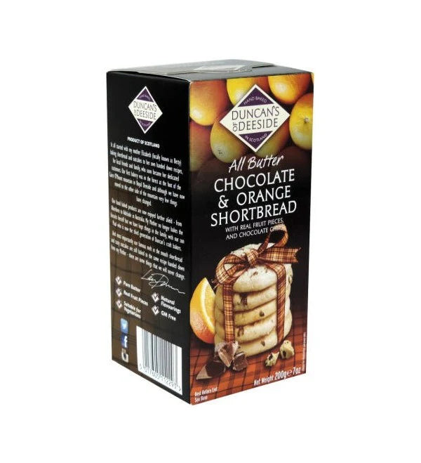 DUNCANS OF DEESIDE SHORTBREAD ORANGE