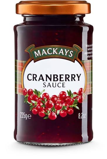 MACKAYS CRANBERRY SAUCE 235GM