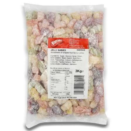 BULK BARRATT JELLY BABIES