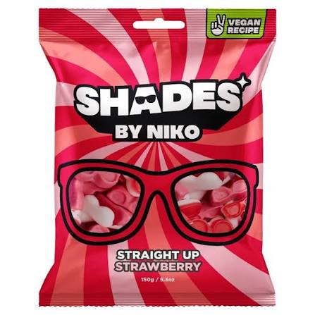 SHADES BY NIKO STRAWBERRY GUMS BAG