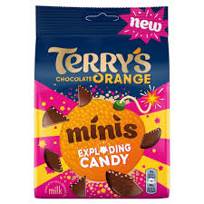 TERRYS CHOC ORANGE MINIS EXPLODING CANDY