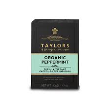 TAYLORS OF HARROGATE ORGANIC PEPPERMINT