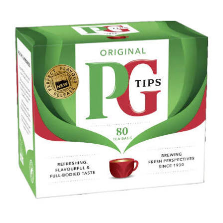 PG TIPS 80 TEA BAGS