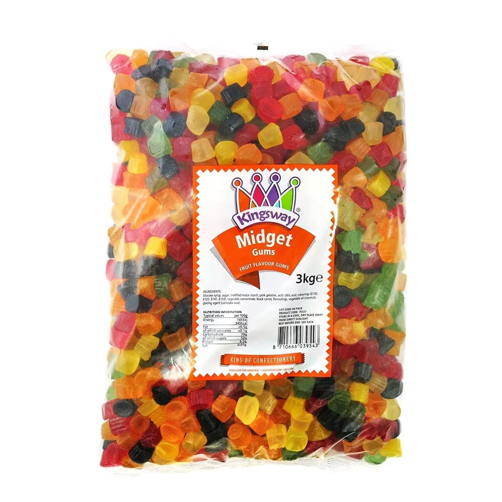 BULK KINGSWAY MIDGET GUMS