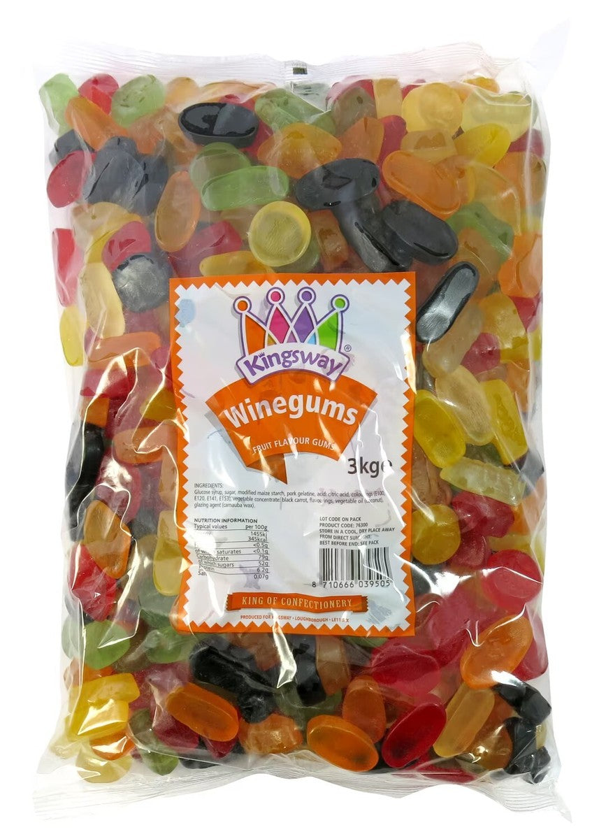 BULK KINGSWAY WINE GUMS