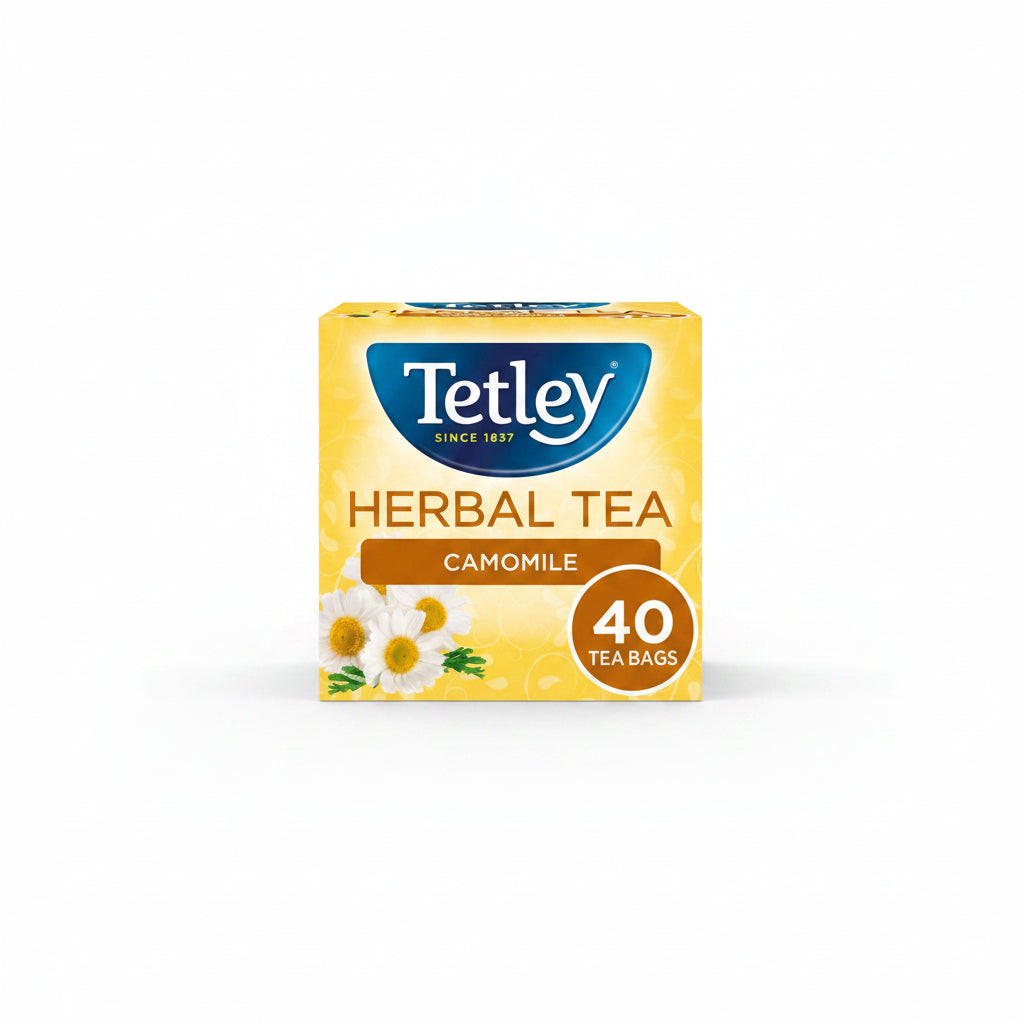 TETLEY HERBAL CAMOMILE 40 TEA BAGS