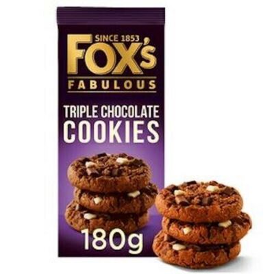 FOXS TRIPLE CHOCOLATE BISCUITS