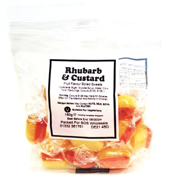 BUMPER  BAG RHUBARB & CUSTARD