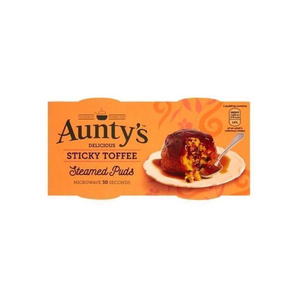 AUNTYS STICKY TOFFEE STEAMED PUDDING