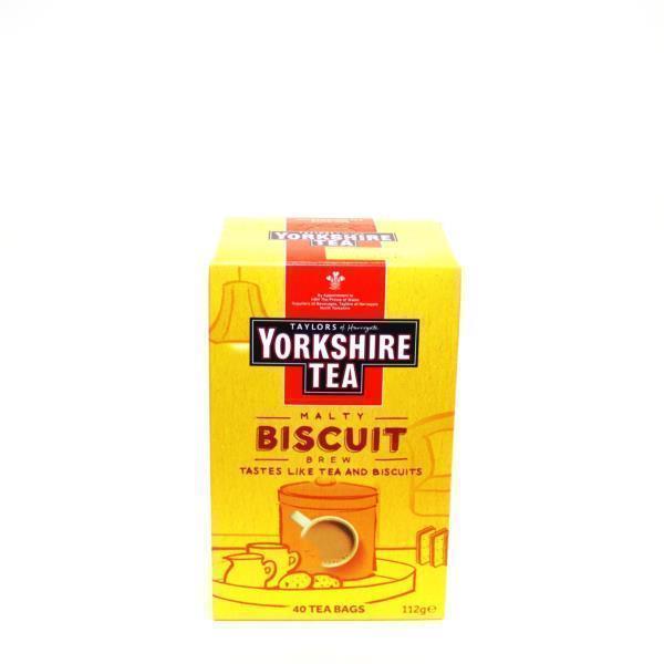 YORKSHIRE MALTY BISCUIT BREW 40 TEA BAGS