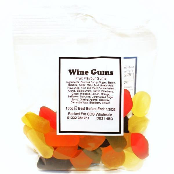 BUMPER BAG WINE GUMS